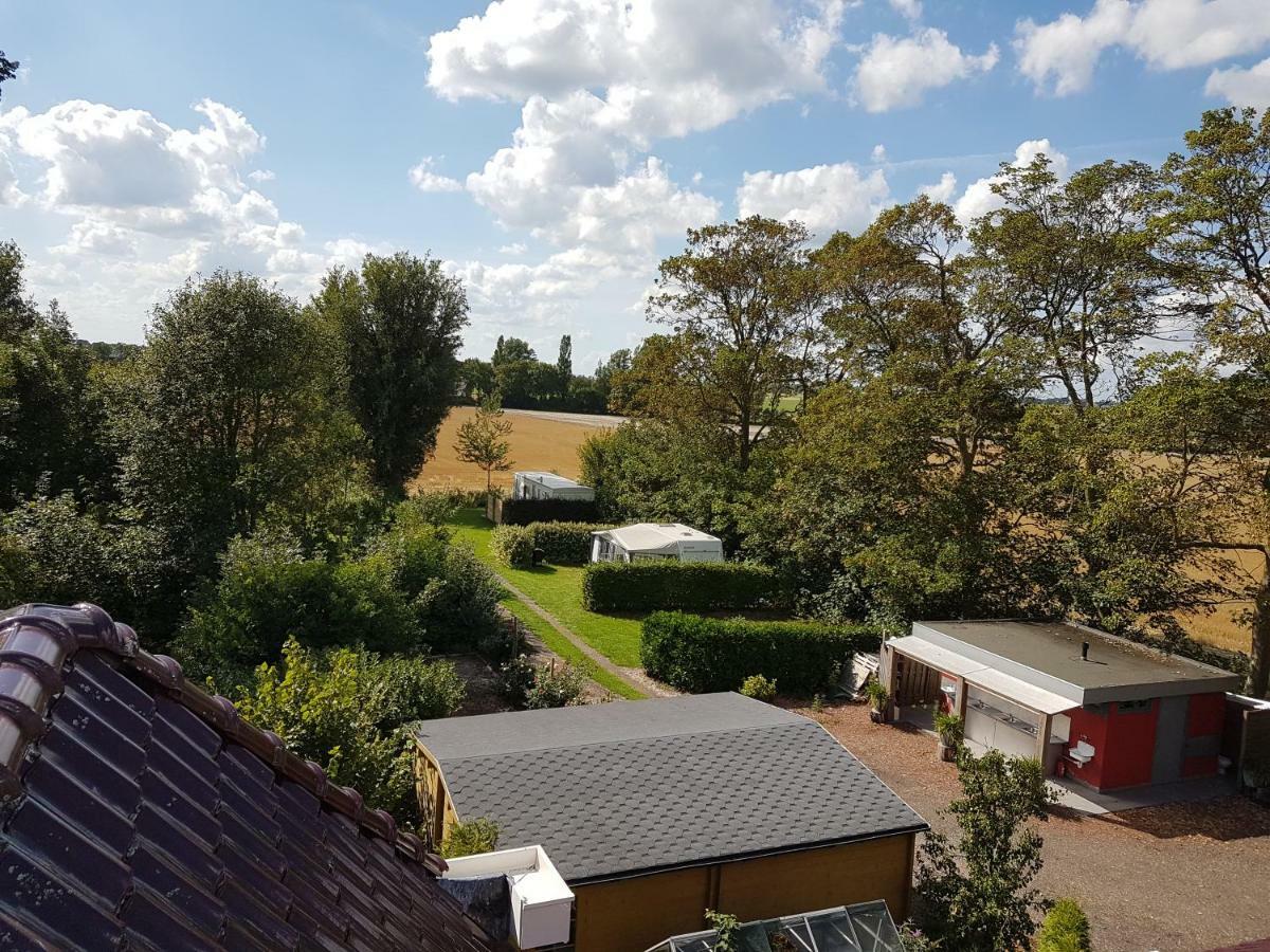 Camping De Blauwe Reiger Pieterzijl Zewnętrze zdjęcie